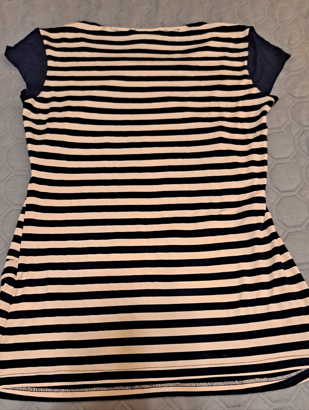 Imperfect Milk Nursingwear Striped Short-Sleeve Women’s Top Sz S - Picture 7 of 8